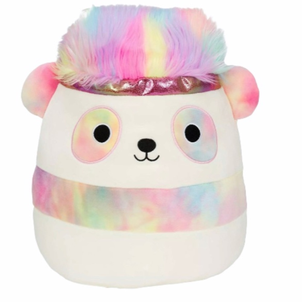 SquishMallows SquishDoos Plush Rainbow Panda